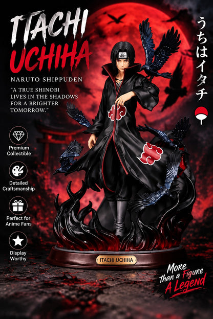 Itachi Uchiha anime collectible figure front hero view