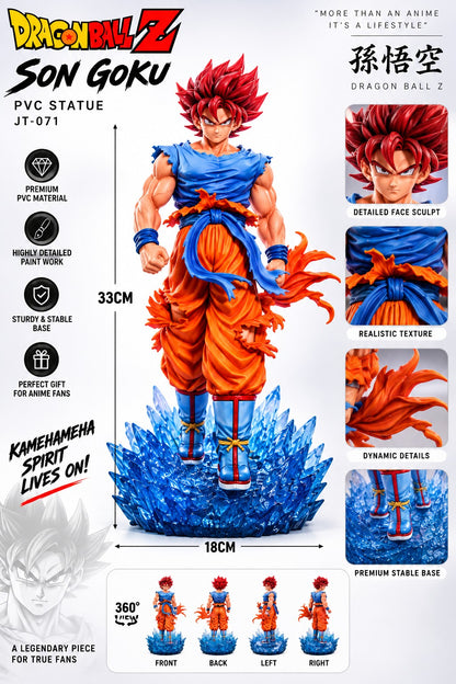 Son Goku JT-071 statue dimensions 33cm height 18cm base width