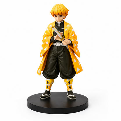 Zenitsu Agatsuma Anime Figure – Demon Slayer Kimetsu No Yaiba PVC Action Figure Collectible Statue | Premium Anime Model Gift for Fans