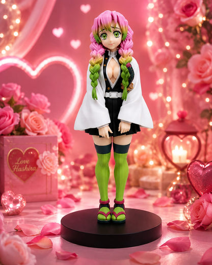 Mitsuri Kanroji Anime Action Figure 18CM | Demon Slayer PVC Collectible Statue | Premium Figure for Anime Fans | Desk Decor & Gift