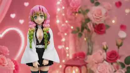 Mitsuri Kanroji Anime Action Figure 18CM | Demon Slayer PVC Collectible Statue | Premium Figure for Anime Fans | Desk Decor & Gift