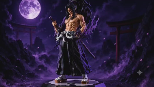 Shadow Samurai Warrior Action Figure Statue – Premium Anime Collectible PVC Figure with Sword | Dark Fantasy Display Model | Gift for Anime Fans & Collectors