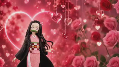 Nezuko Kamado Anime Action Figure 16CM | Demon Slayer PVC Collectible Statue | Premium Figure for Anime Fans | Desk Decor & Gift